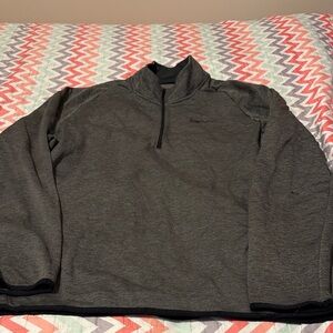 Gray Nike Quarter-Zip Pullover